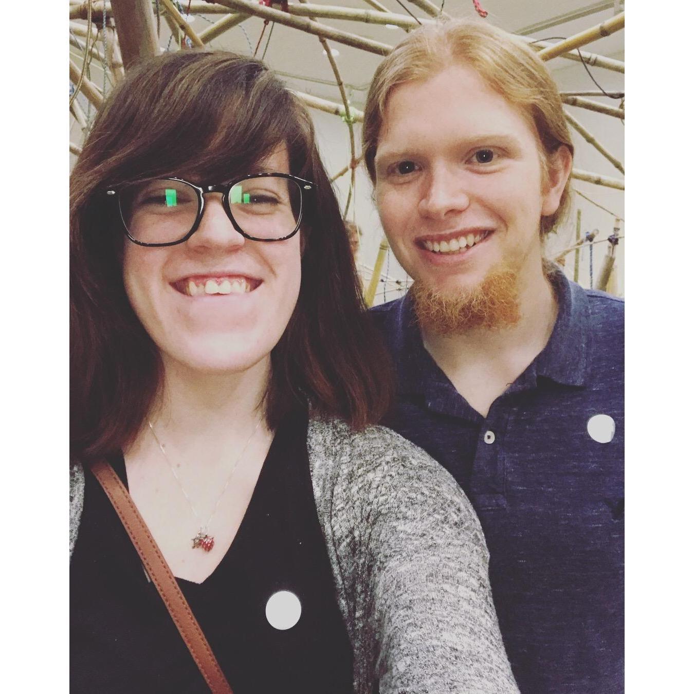 First anniversary date - back to the MFAH where it (kind of) all began.