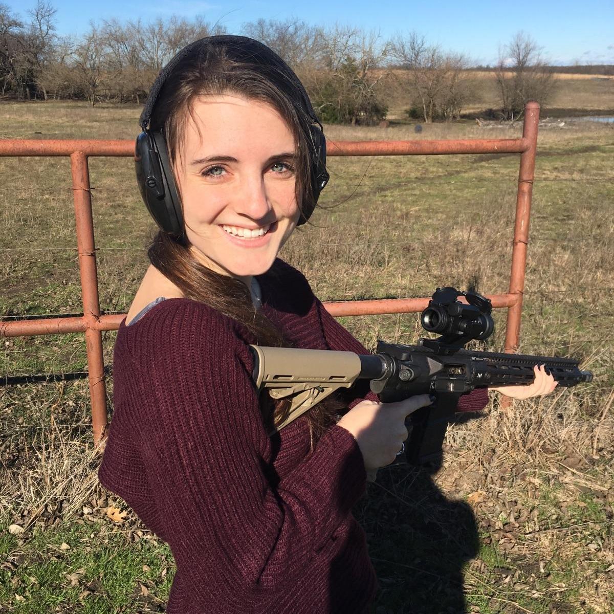 Teaching Jacquelyn the Texan way of life