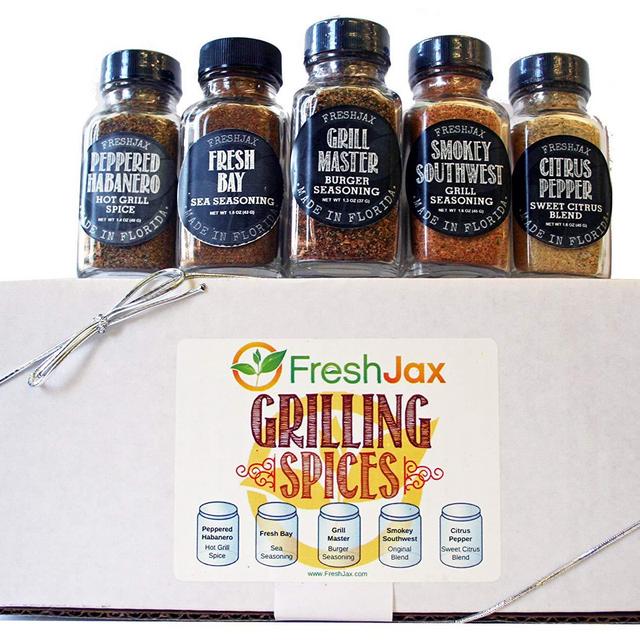 FreshJax Grilling Spice Gift Set, (Set of 5)
