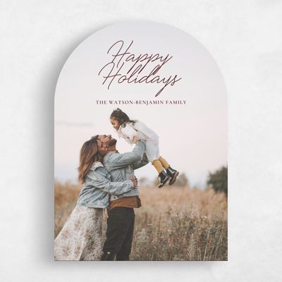 Red Arch Holiday Card - Woodbine
