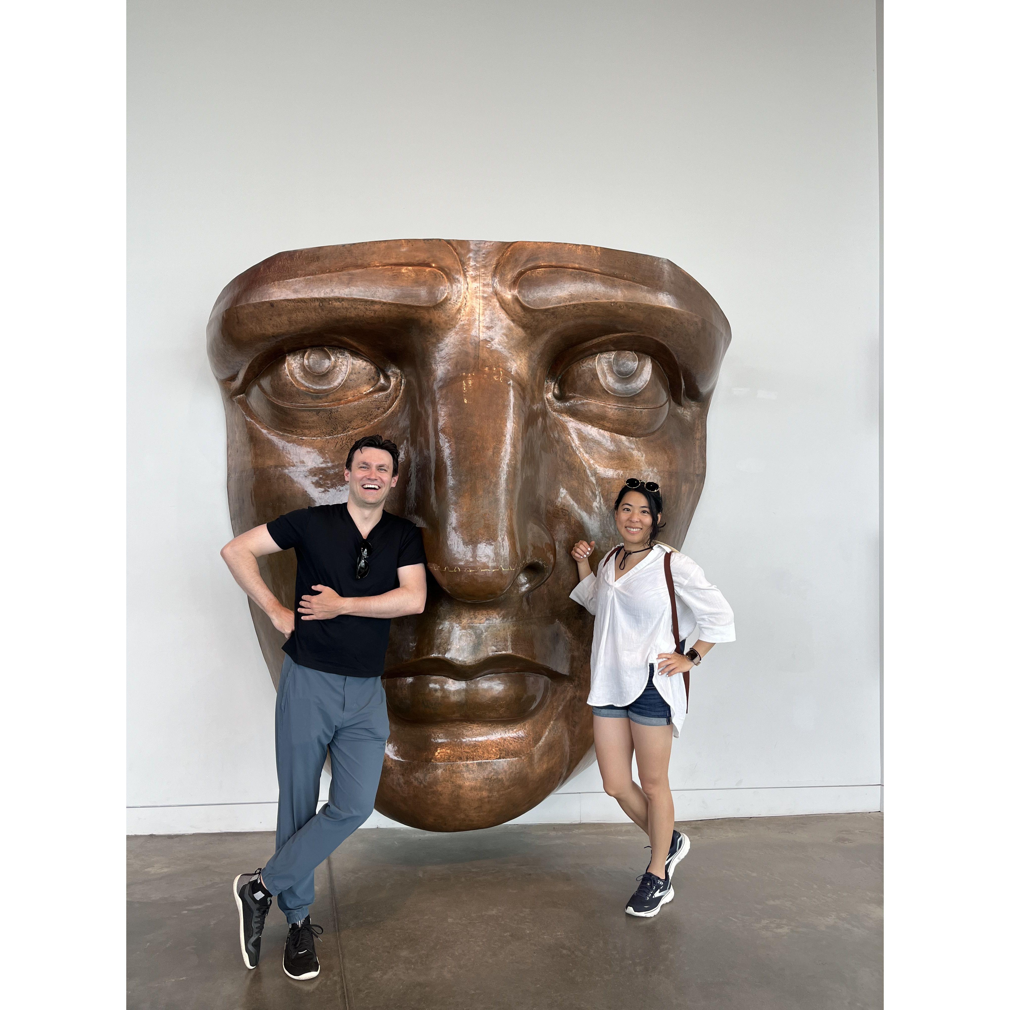 Inside of the Statue of Liberty Museum on Liberty Island. (Summer 2023)