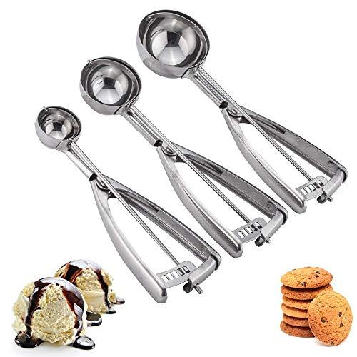 Cookie scoop set, Ice Cream Scoop set,18/8 Stainless Steel