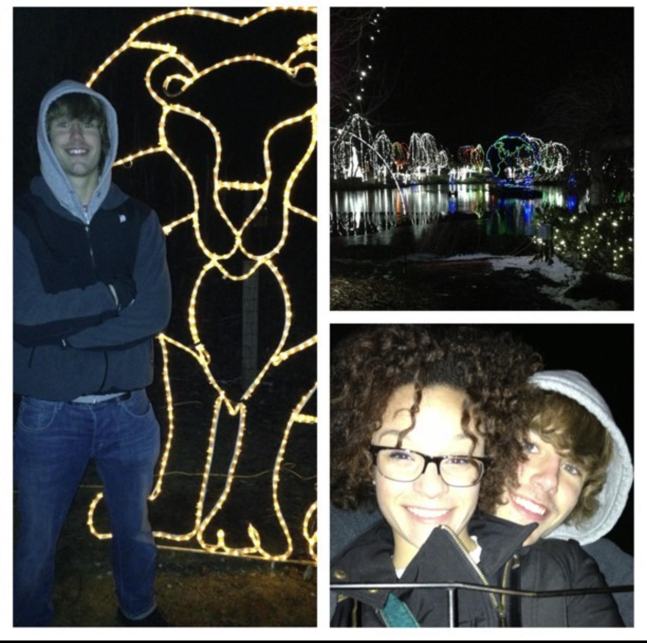Another major throwback! Columbus Zoo Lights in 2012