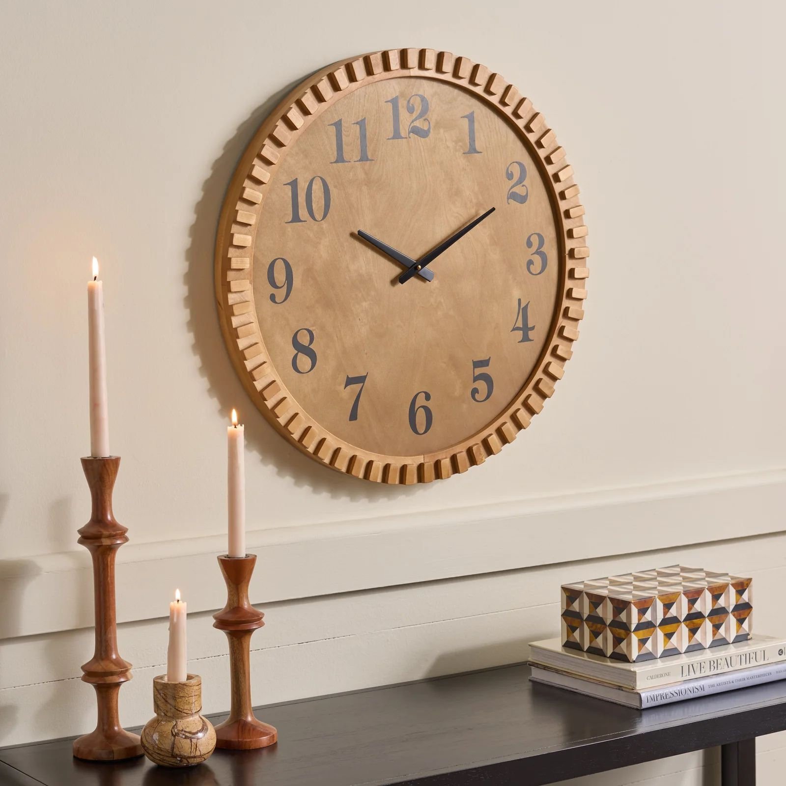 SEI Furniture, Beda Wood Clock | Zola