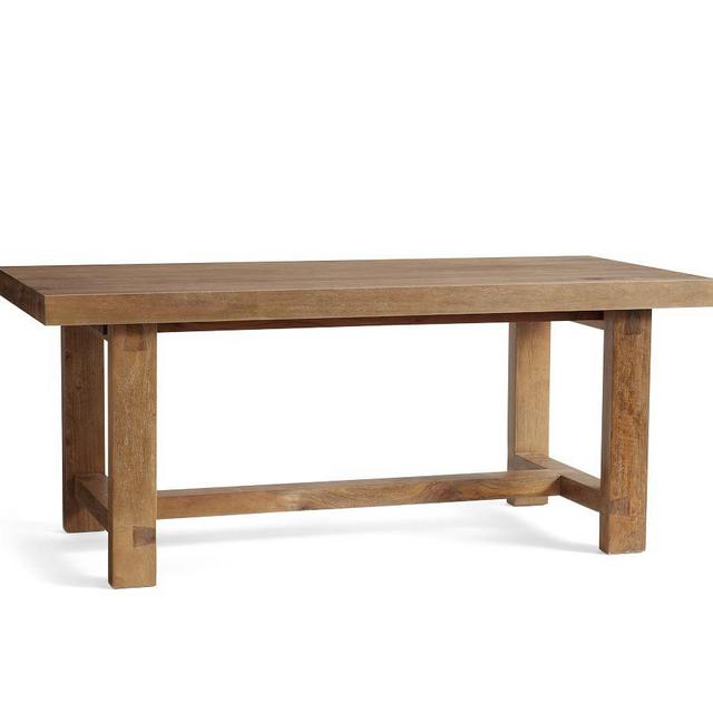 Reed Extending Dining Table, Antique Umber, 73"-97" L