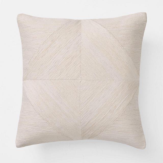 Jute Geo Pillow Cover