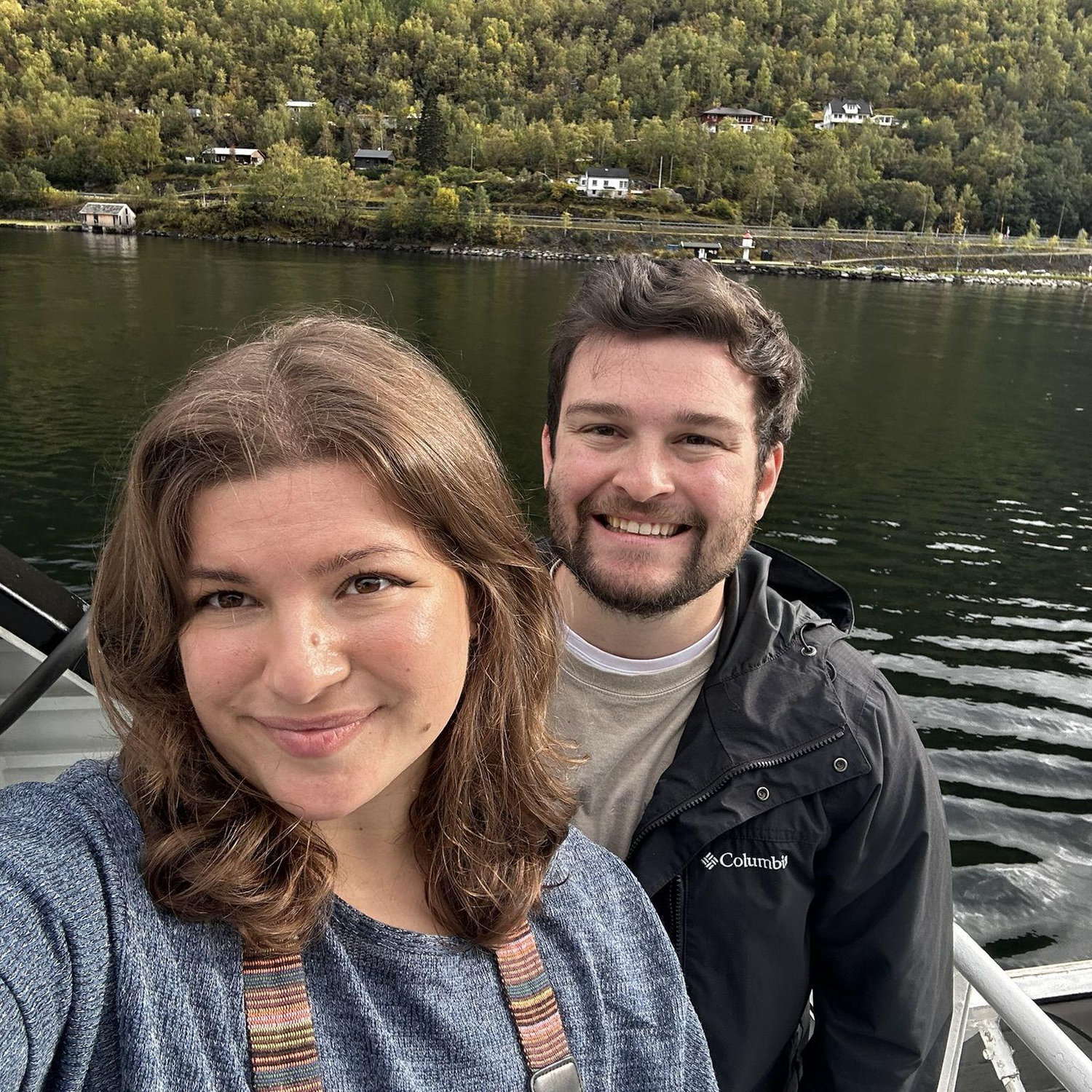Riding the ferry in Norway