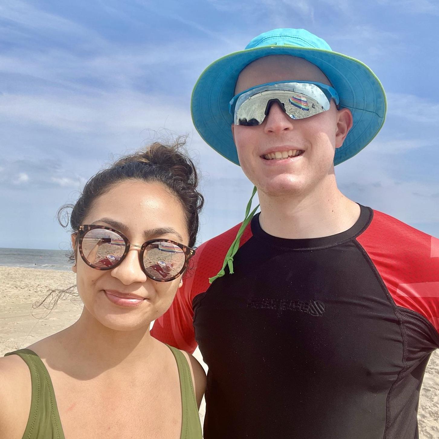 Just a couple of beach bums.