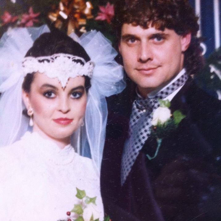 Bride's Parents 
Randa and Mark Lee at their wedding on December 10th, 1994
