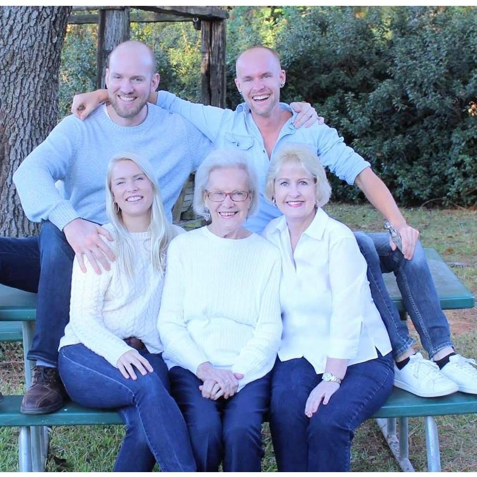 My family and my sweet grandmother, Sippy.