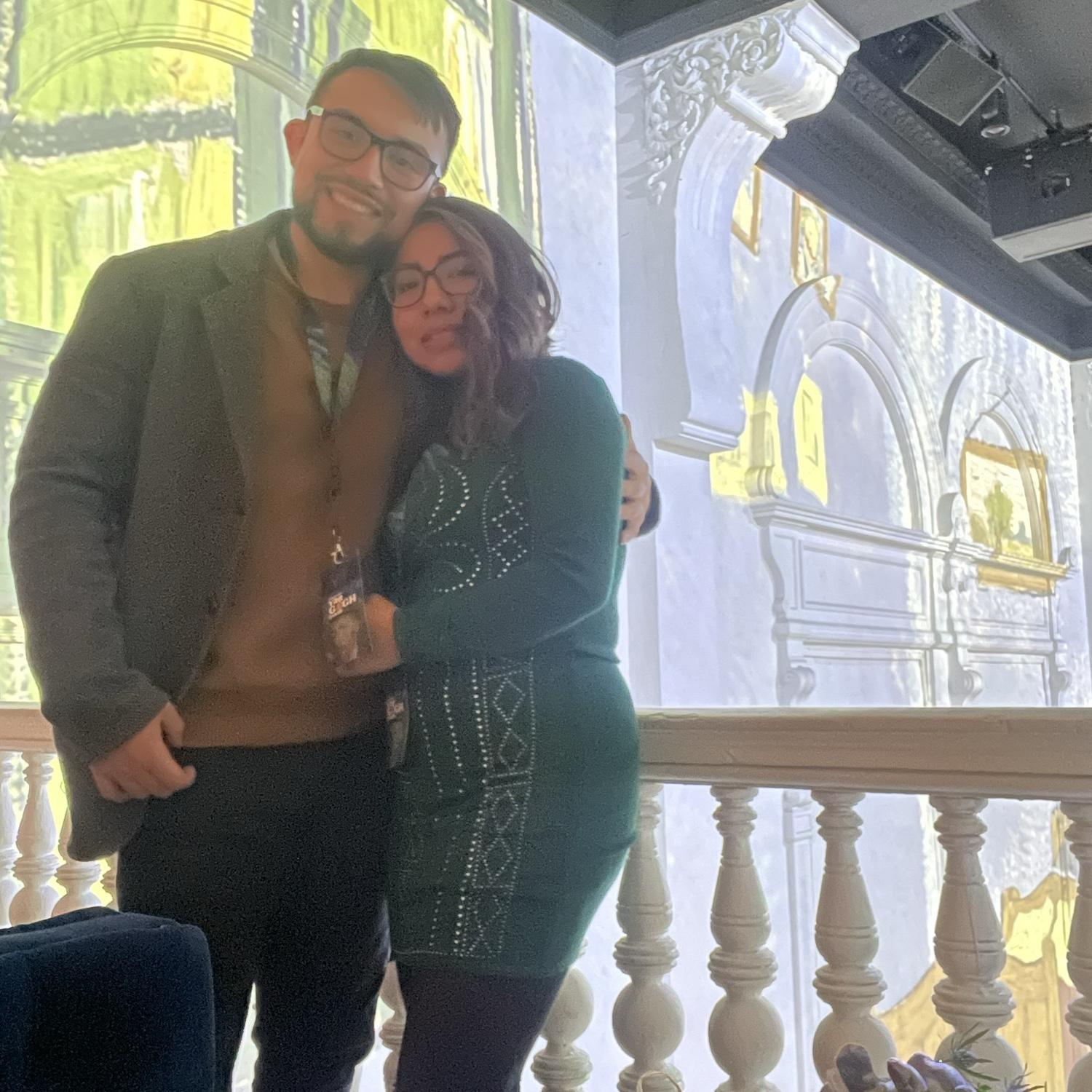 Celebrating our first anniversary together.