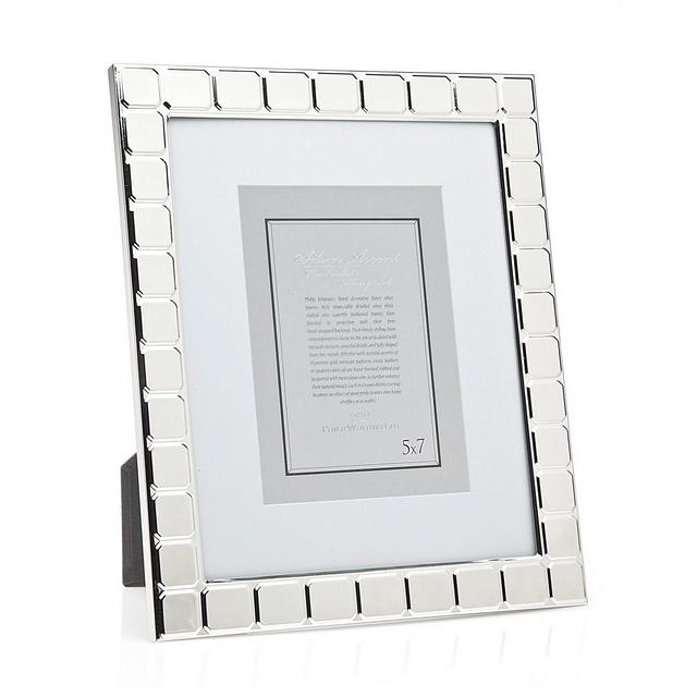 Philip Whitney Silver Cushion Frame - 8x10