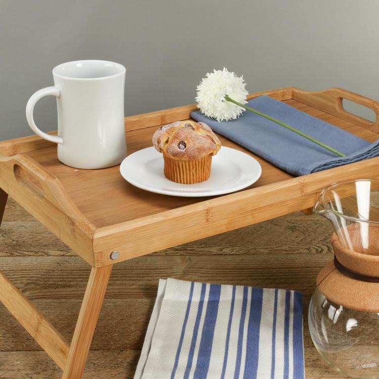 BIA Cordon Bleu, Bamboo Folding Breakfast Tray | Zola