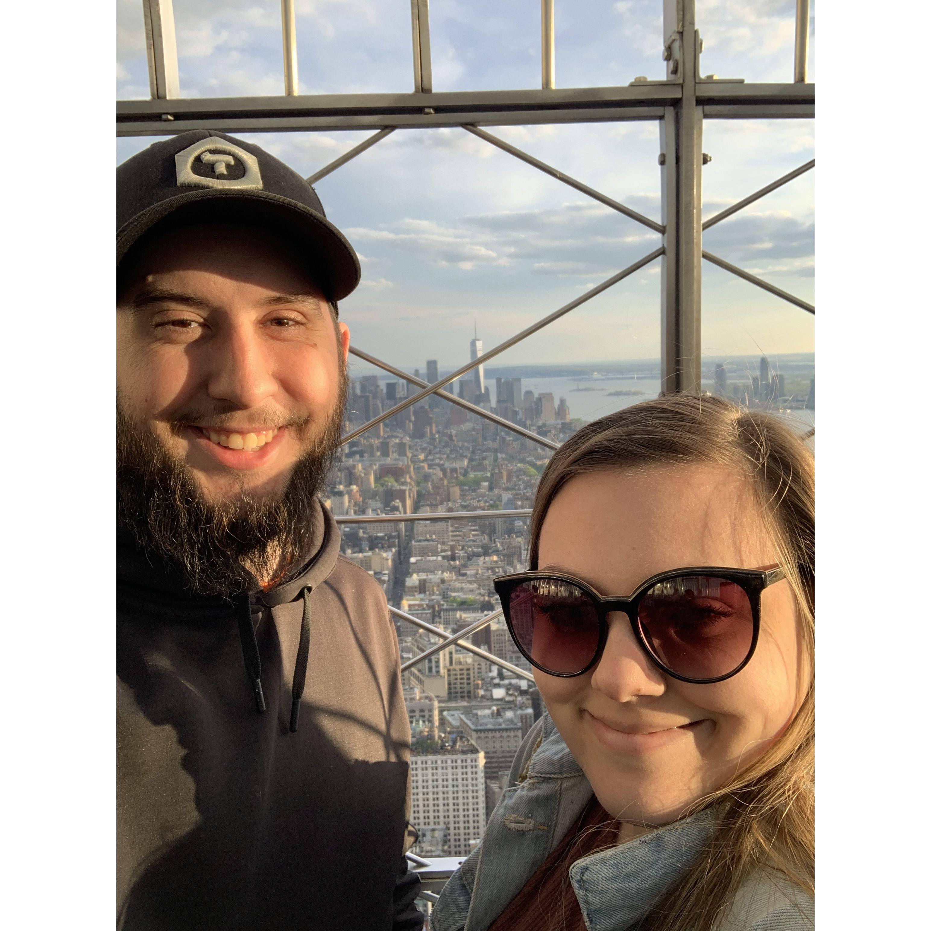 Us at the top of the Empire State Building!