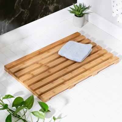 Rayon from Bamboo Bath Mat Natural - Honey Can Do