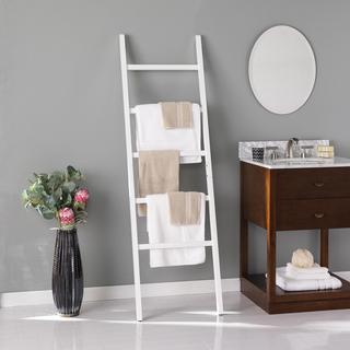 Blaindon Freestanding Wooden Leaning Ladder Rack