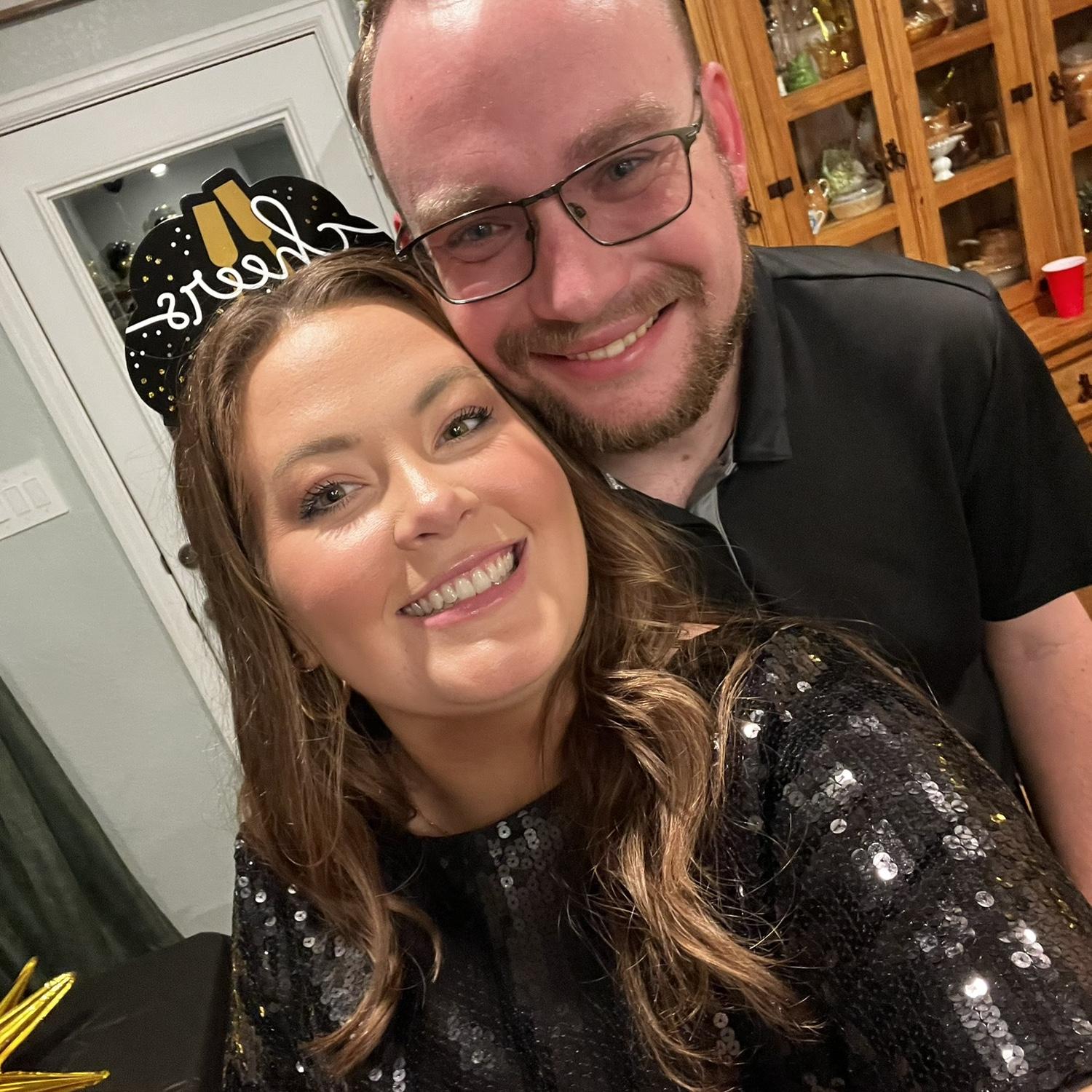 Celebrating the New Year together for the first time!