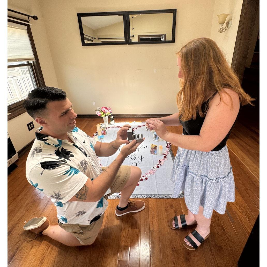 She said "YES"!
