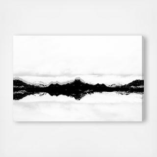 Stood Still Black Canvas Art