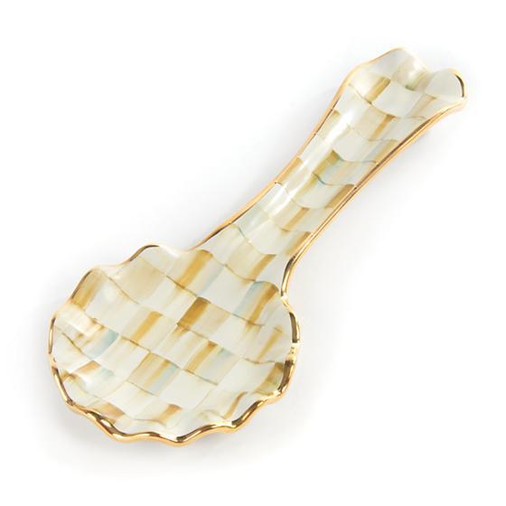 Mackenzie-Childs Parchment Check Spoon Rest