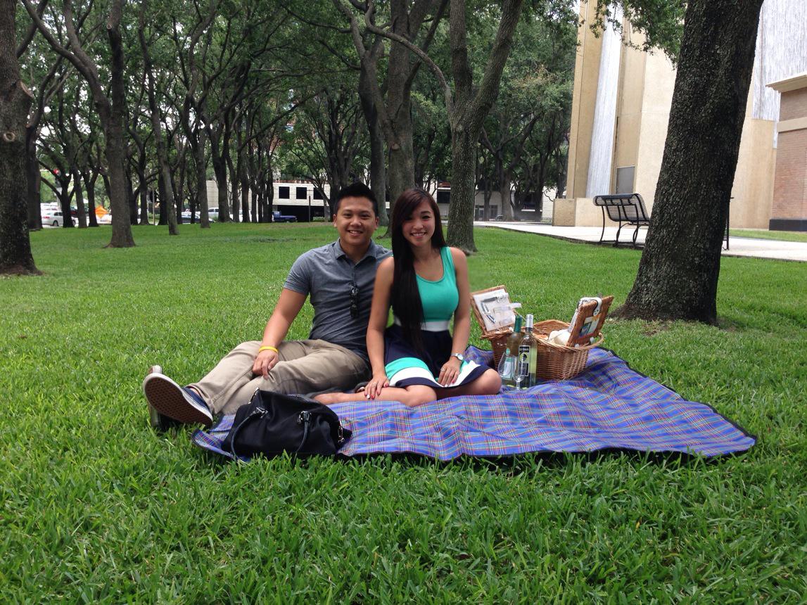 Our first picnic together