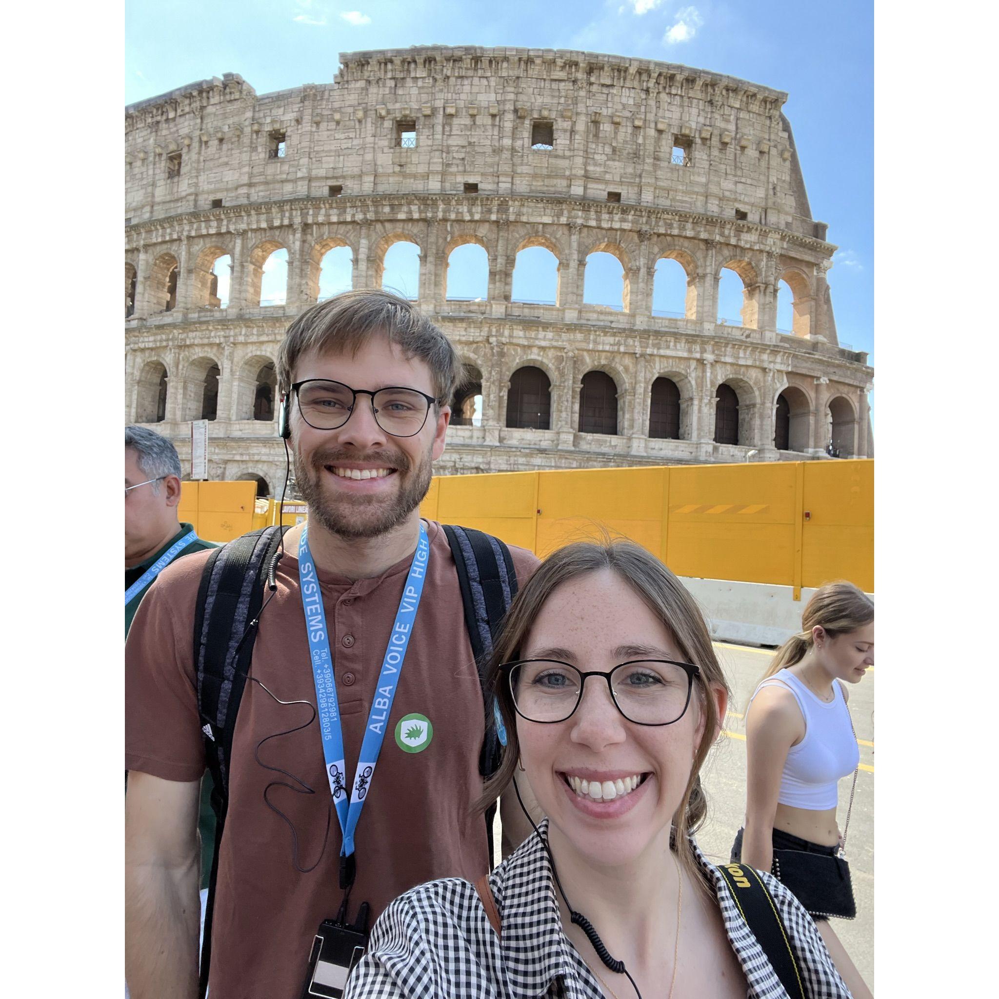 Touring the Coliseum