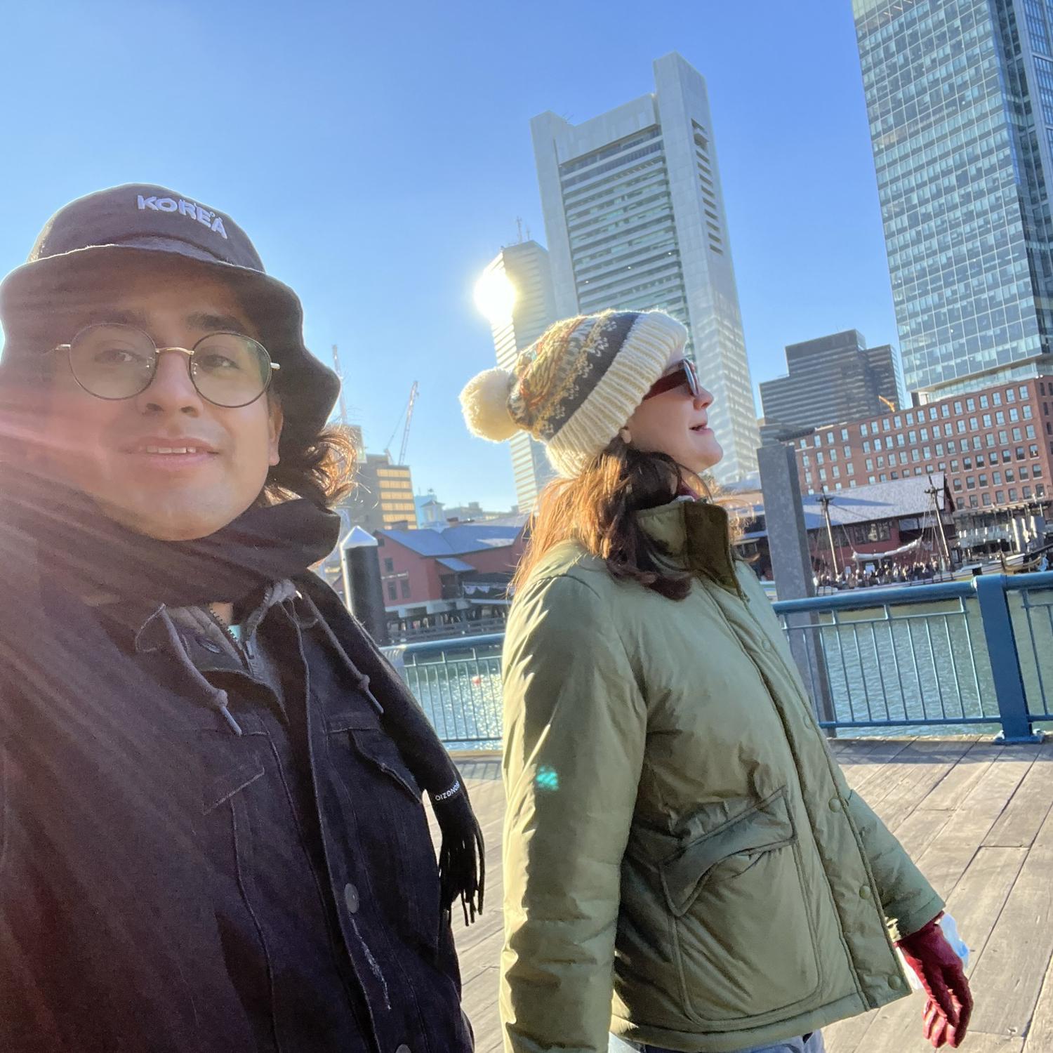 Boardwalk strolls in Seaport, Boston!
