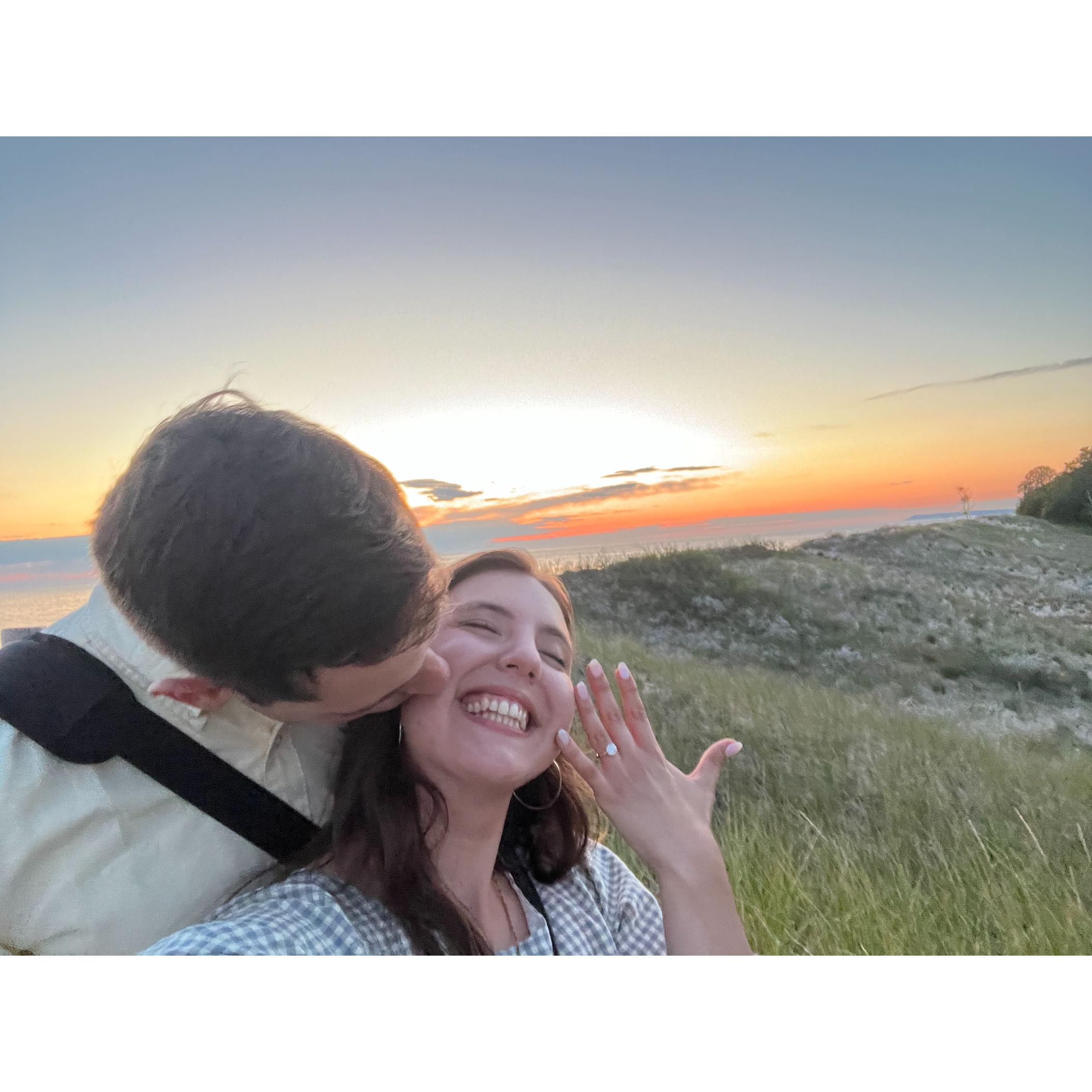 Post-proposal excitement!