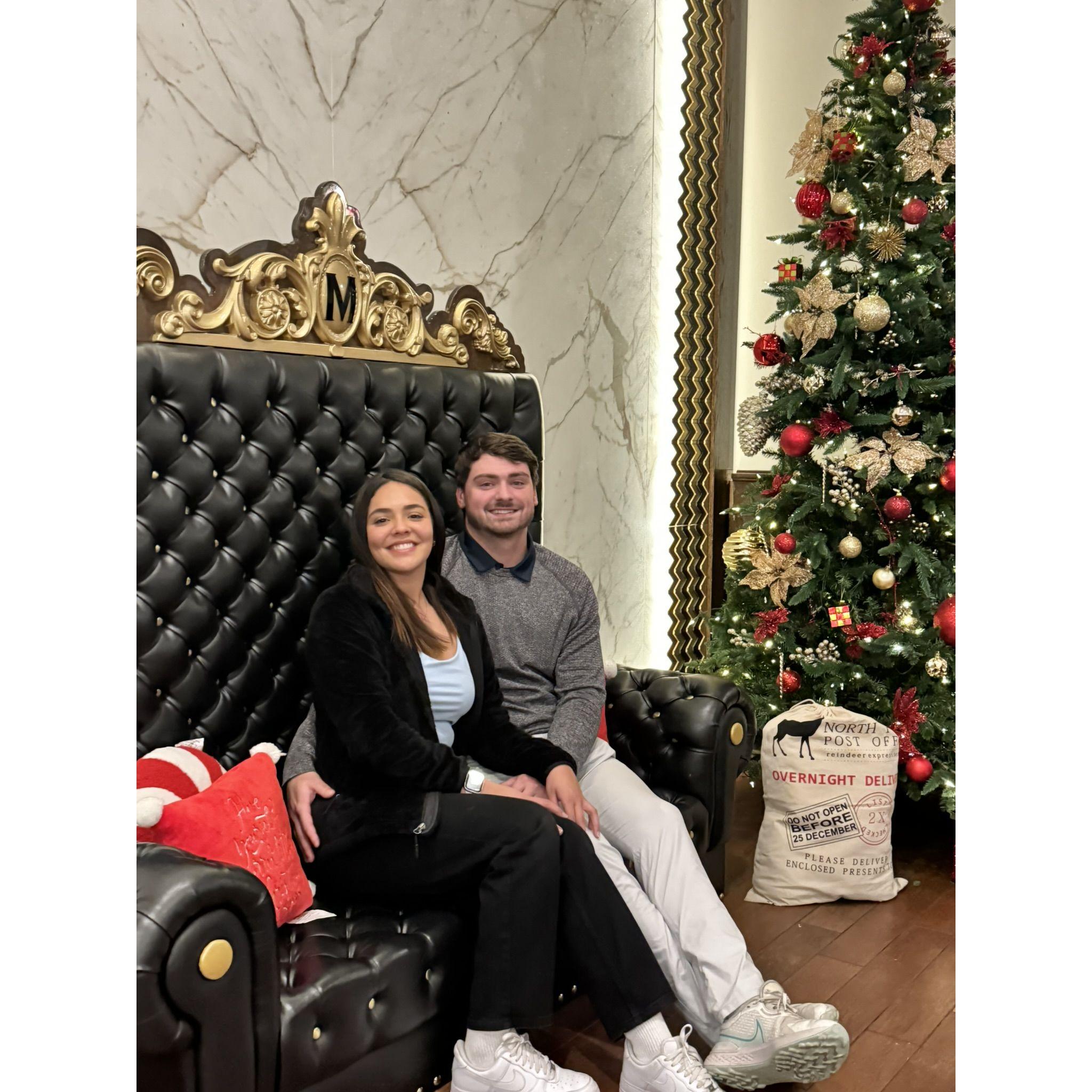 Celebrating Colston's 24th birthday at Maggiano's