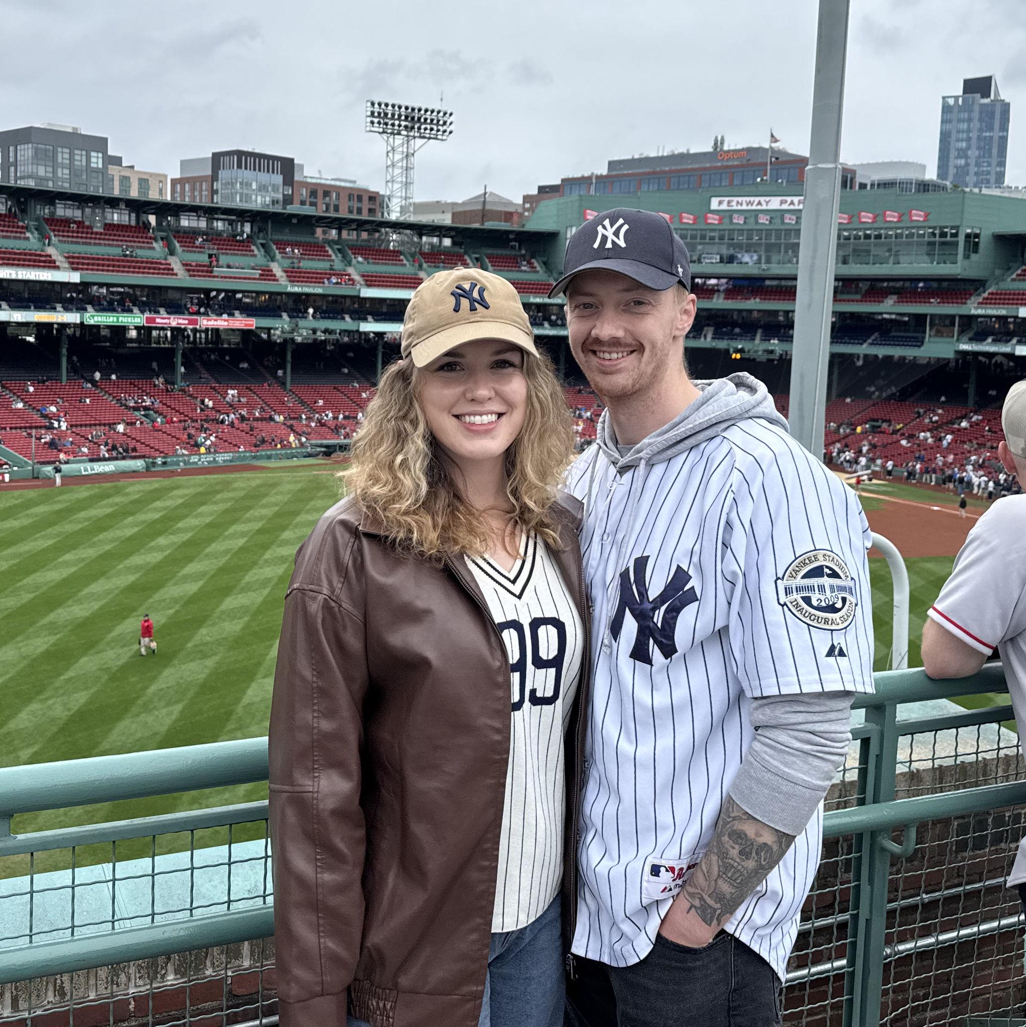 Yankees vs. Red Sox at Fenway Park. Go Yanks!