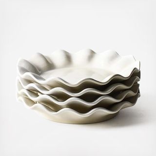 Signature Ruffle Salad Plate, Set of 4