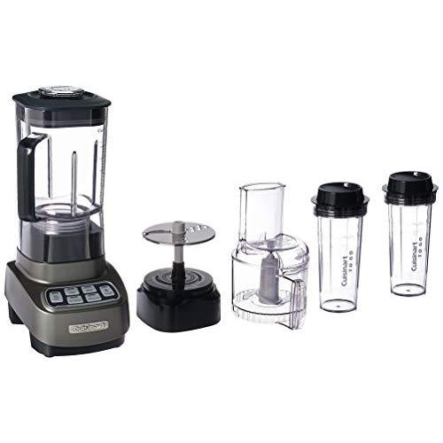 Cuisinart BFP-650GM Velocity Ultra Trio 1 HP Blender/Food Processor with Travel Cups, Gun Metal