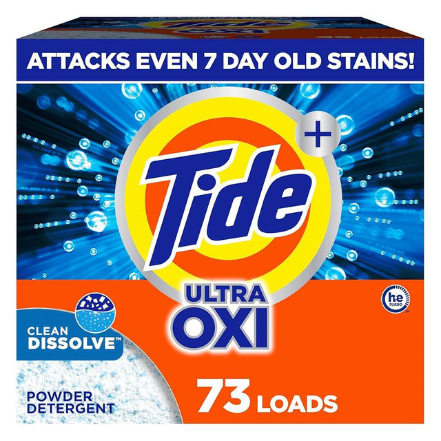 Tide Powder Laundry Detergent, Original Scent, 73 Loads, 114 oz