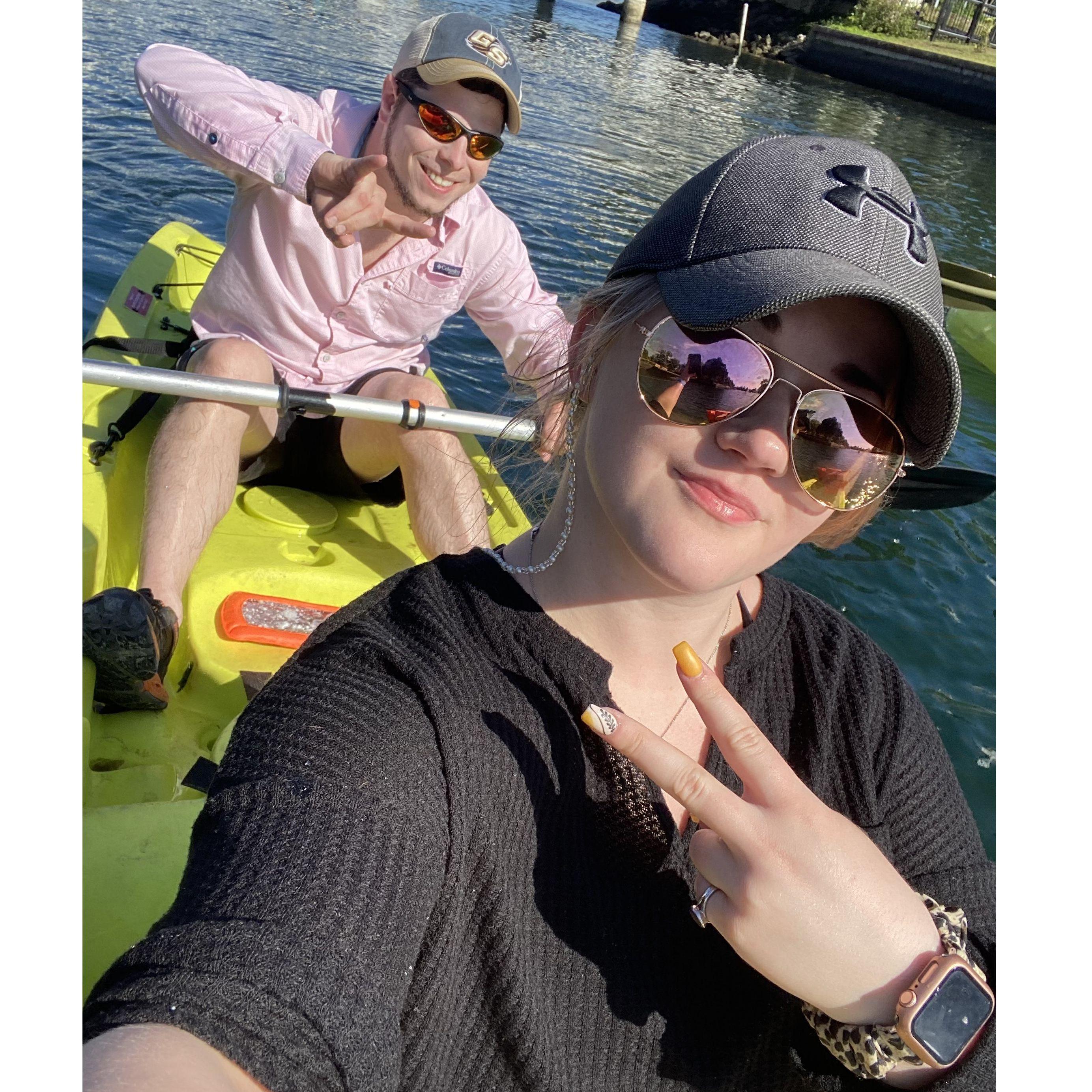 Always on a boat. - Crystal River, FL