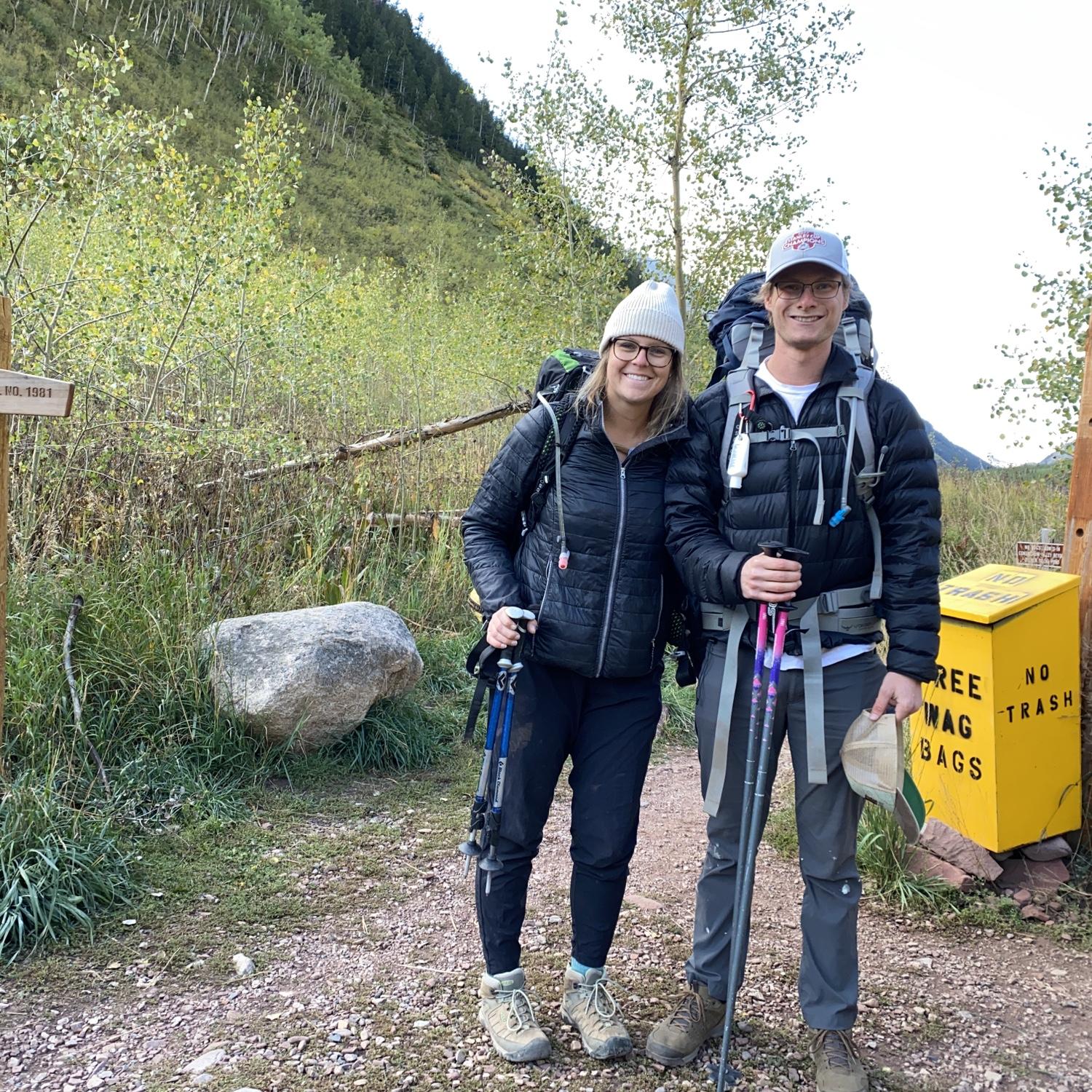 Conundrum Hot Springs trailhead in Aspen, CO
