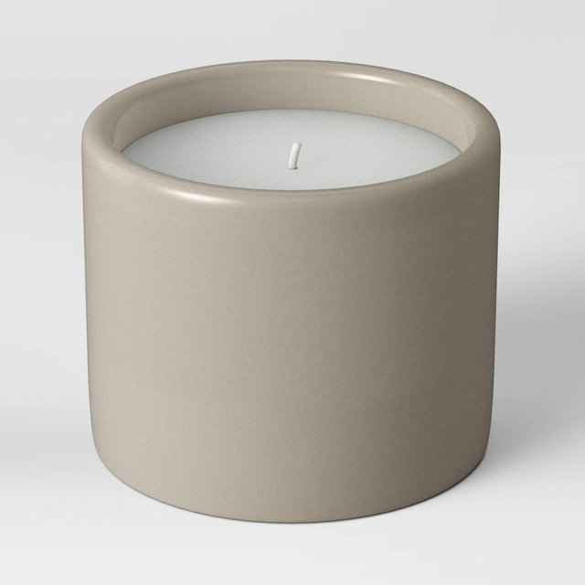 Decorative Ceramic Citronella Candle Vase Tahoe Khaki - Project 62™