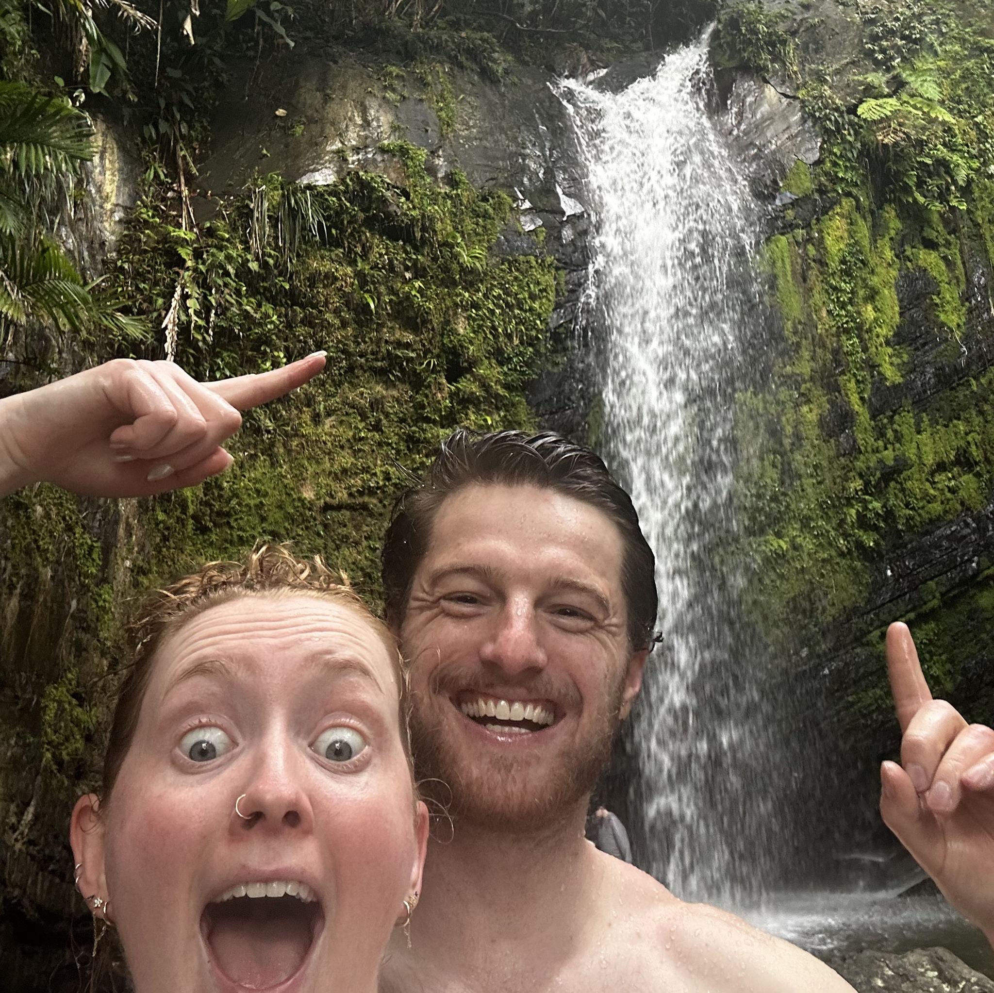Another waterfall from our Puerto Rico trip. We were pretty stoked as you can see!