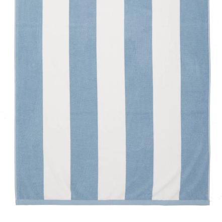 Everhome cabana beach towel in Dusk blue