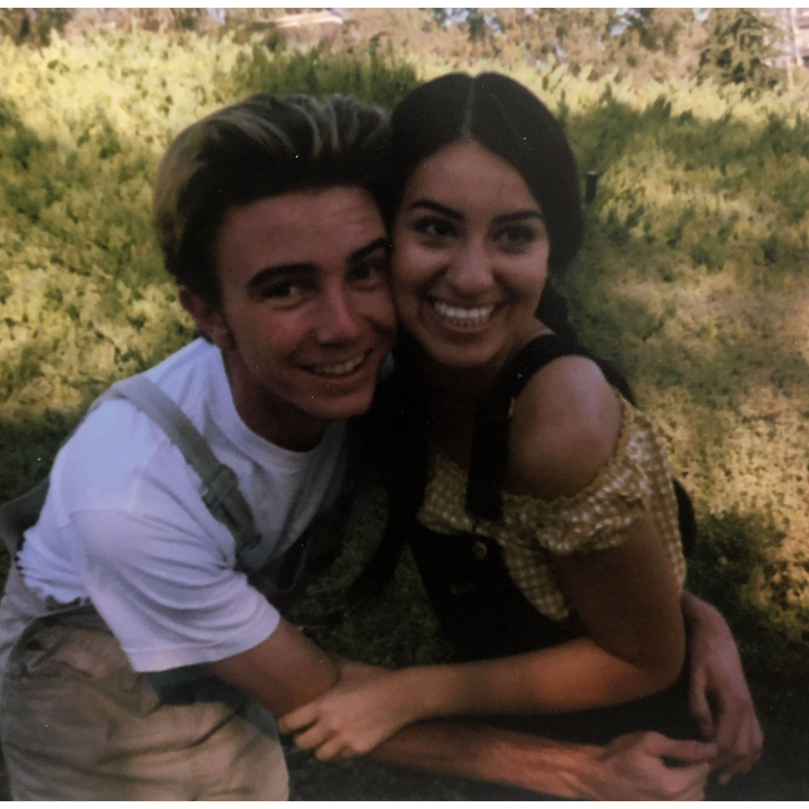 Our first year dating back in 2017.