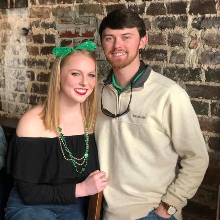 St. Patrick's Day 2019-- around the one-year mark of our first date.