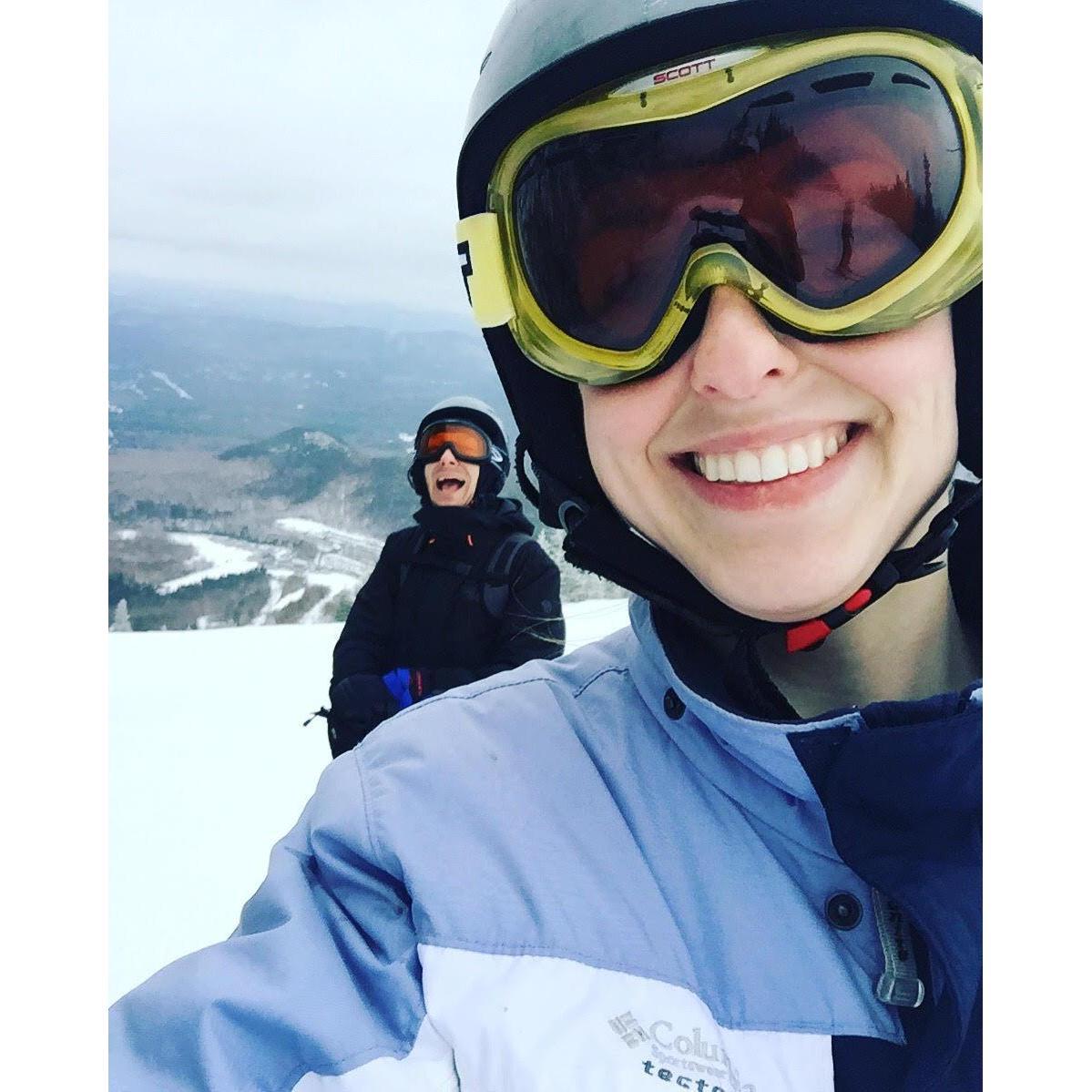 This was the first ski trip we took together in Vermont!