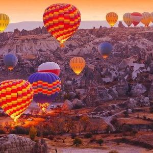 Honeymoon Excursion - Cappadocia Hot Air Balloon Tour Over Fairychimneys