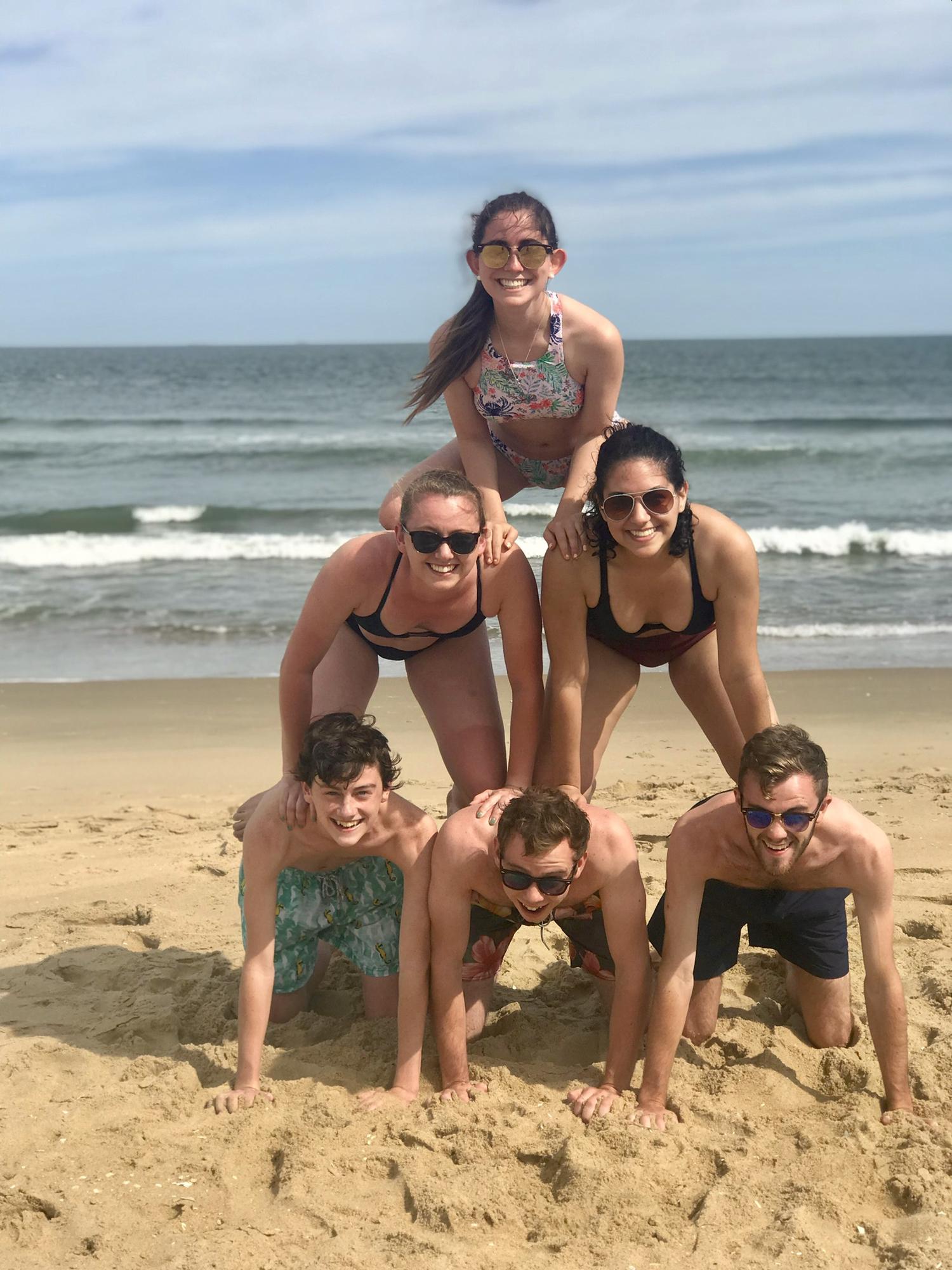 The fam! (Also, this trip was the first time I met Sara!) Virginia Beach, October 2017