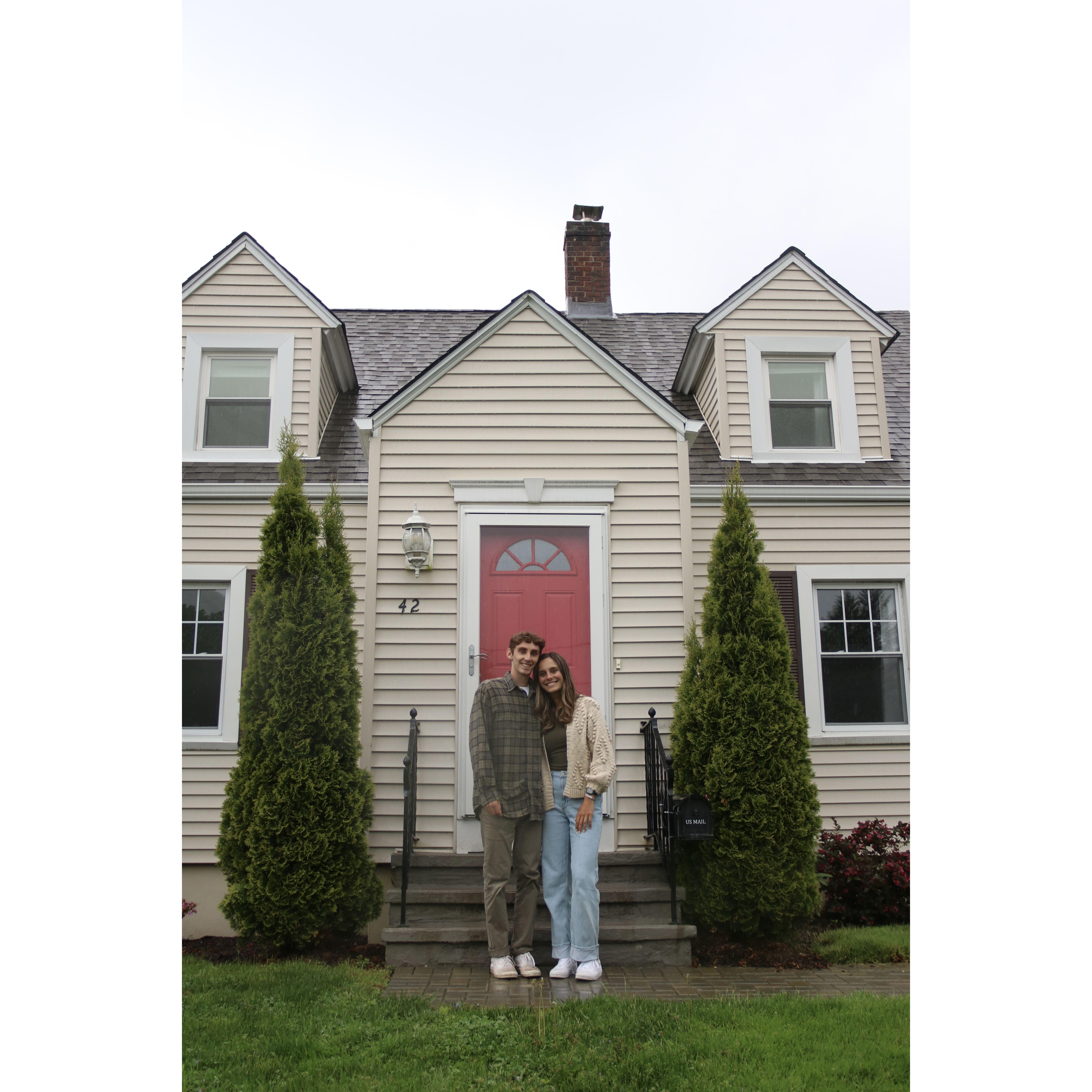We closed on our house