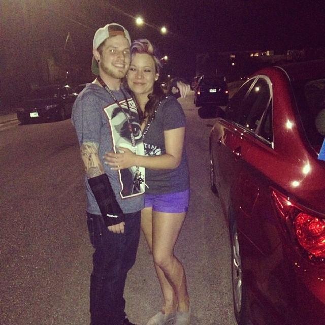 The night we met. Love at first sight!