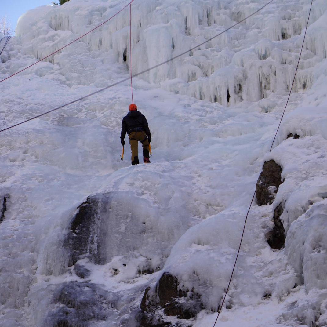 Ice Climbing in Ouray, CO