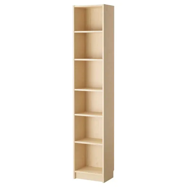 BILLYBookcase, birch veneer15 3/4x11x79 1/2 "