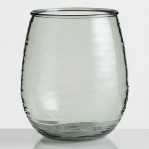 Textured Acrylic Stemless Wine Glasses Set of 4