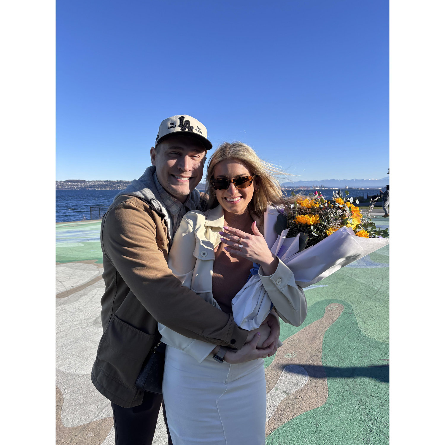 The day we got engaged!