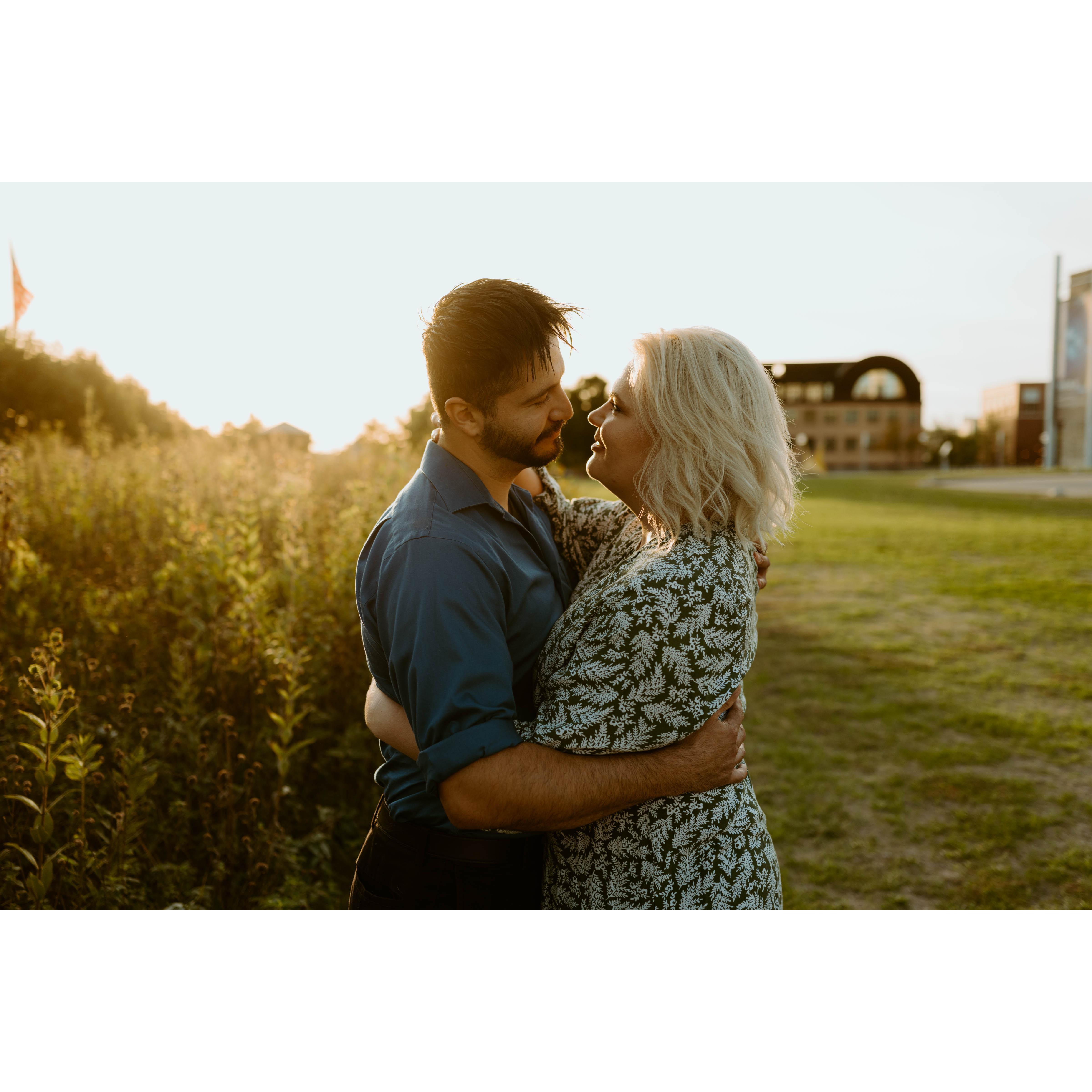 from our engagement photo session